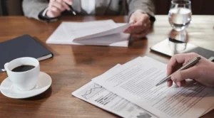 corporate restructuring and legal advisory meeting