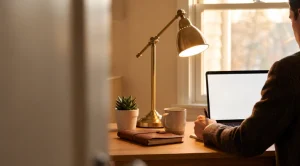 employee working remotely on laptop representing proposed work from home laws